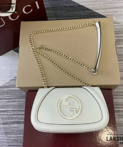 Gucci 1:1 Mirror Replica Blondie Chain Small Shoulder Bag 21.5CM/8.5IN Gucci Replica Blondie Bags