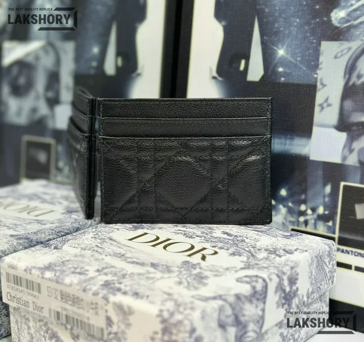 Dior 1:1 Mirror Replica Dior Caro Freesia Card Holder Christian Dior Replica Wallets Dior 1:1 Mirror Replica Dior Caro Freesia Card Holder Christian Dior Replica Wallets