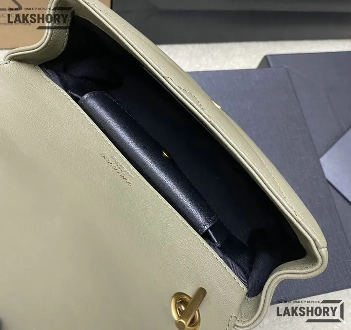 YSL 1:1 Mirror Replica Loulou Matelassé Shoulder Bag Light Sage Replica Crossbody Bags YSL 1:1 Mirror Replica Loulou Matelassé Shoulder Bag Light Sage Replica Crossbody Bags