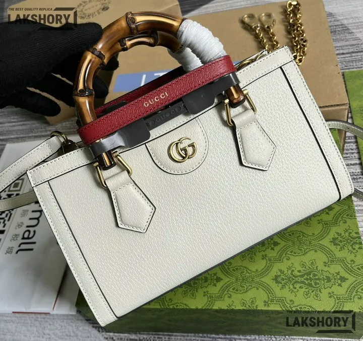 Gucci 1:1 Mirror Replica Calfskin Web Small Diana Shoulder Bag 27CM/10.6IN Gucci Replica Bamboo Bags Gucci 1:1 Mirror Replica Calfskin Web Small Diana Shoulder Bag 27CM/10.6IN Gucci Replica Bamboo Bags