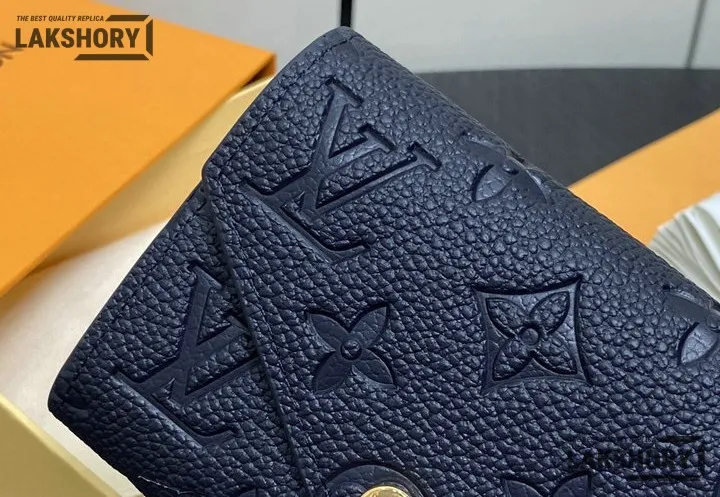 Louis Vuitton 1:1 Mirror Replica Victorine Wallet Monogram Black Navy Blue 12CM/4.7IN Louis Vuitton Replica Wallets Louis Vuitton 1:1 Mirror Replica Victorine Wallet Monogram Black Navy Blue 12CM/4.7IN Louis Vuitton Replica Wallets