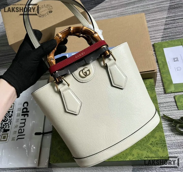 Gucci 1:1 Mirror Replica Diana Bamboo Handle Tote Bag 22CM/8.7IN Gucci Replica Bamboo Bags Gucci 1:1 Mirror Replica Diana Bamboo Handle Tote Bag 22CM/8.7IN Gucci Replica Bamboo Bags