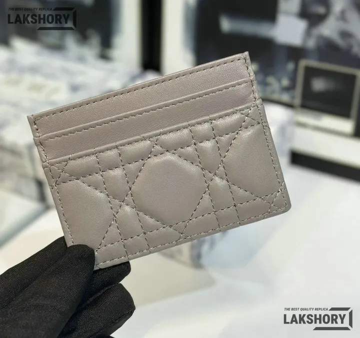Dior 1:1 Mirror Replica Dior Caro Freesia Card Holder Christian Dior Replica Wallets Dior 1:1 Mirror Replica Dior Caro Freesia Card Holder Christian Dior Replica Wallets