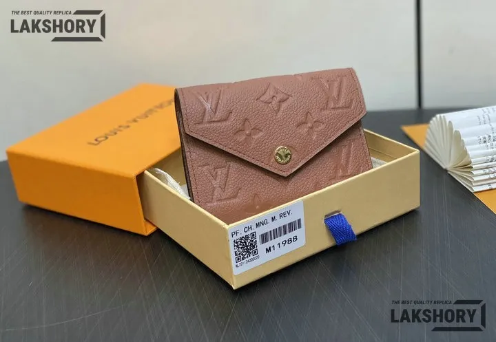 Louis Vuitton 1:1 Mirror Replica Victorine Wallet Monogram Empreinte Leather 12CM/4.7IN Louis Vuitton Replica Wallets Louis Vuitton 1:1 Mirror Replica Victorine Wallet Monogram Empreinte Leather 12CM/4.7IN Louis Vuitton Replica Wallets