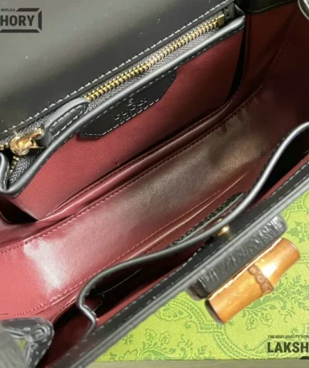 Gucci 1:1 Mirror Replica Bamboo 1947 Mini Top Handle Bag 21CM/8.3IN Gucci Replica Bamboo Bags