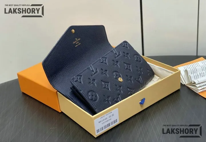 Louis Vuitton 1:1 Mirror Replica Monogram Sarah Wallet Bicolor Leather 19CM/7.5IN Louis Vuitton Replica Wallets Louis Vuitton 1:1 Mirror Replica Monogram Sarah Wallet Bicolor Leather 19CM/7.5IN Louis Vuitton Replica Wallets