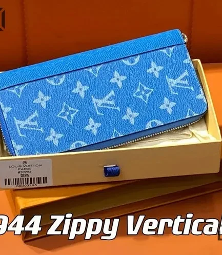 Louis Vuitton 1:1 Mirror Replica Zippy Vertical Monogram Wallet 19.5CM/7.7IN Louis Vuitton Replica Wallets