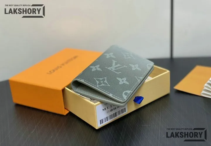 Louis Vuitton 1:1 Mirror Replica Pocket Organizer Monogram Khaki 7.5CM/3IN Louis Vuitton Replica Wallets Louis Vuitton 1:1 Mirror Replica Pocket Organizer Monogram Khaki 7.5CM/3IN Louis Vuitton Replica Wallets