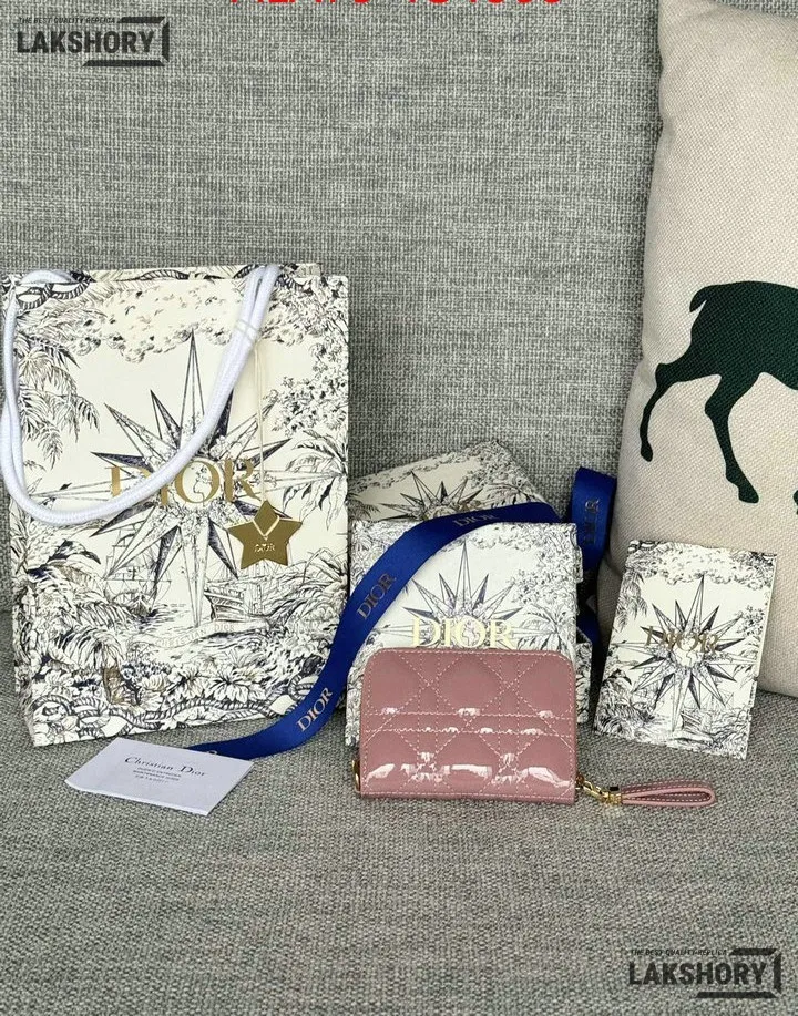 Dior 1:1 Mirror Replica Dior Microcannage Patent Leather Croisiere Wallet on Chain 11CM/4.3IN Christian Dior Replica Wallets Dior 1:1 Mirror Replica Dior Microcannage Patent Leather Croisiere Wallet on Chain 11CM/4.3IN Christian Dior Replica Wallets