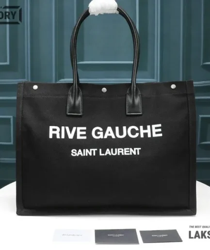 YSL 1:1 Mirror Replica Large Rive Gauche Shopper Tote 46CM/18.1IN Replica Tote Bags