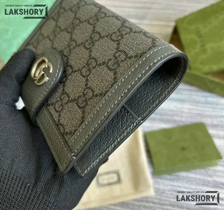 Gucci 1:1 Mirror Replica GG Supreme Ophidia Passport Case Grey 14CM/5.5IN Gucci Replica Wallets Gucci 1:1 Mirror Replica GG Supreme Ophidia Passport Case Grey 14CM/5.5IN Gucci Replica Wallets