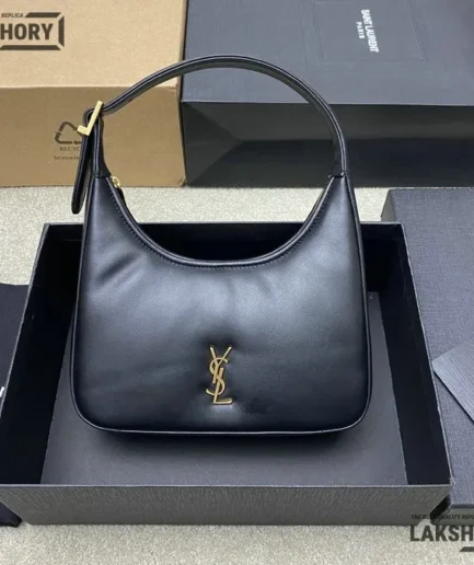 YSL 1:1 Mirror Replica Mini Calypso Leather Shoulder Bag 20CM/7.9IN Replica Hobo Bags