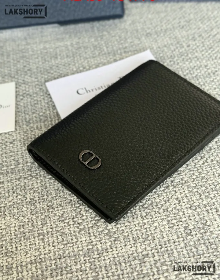 Dior 1:1 Mirror Replica CD Icon Vertical Bifold Card Holder 11.2CM/4.4IN Christian Dior Replica Wallets Dior 1:1 Mirror Replica CD Icon Vertical Bifold Card Holder 11.2CM/4.4IN Christian Dior Replica Wallets