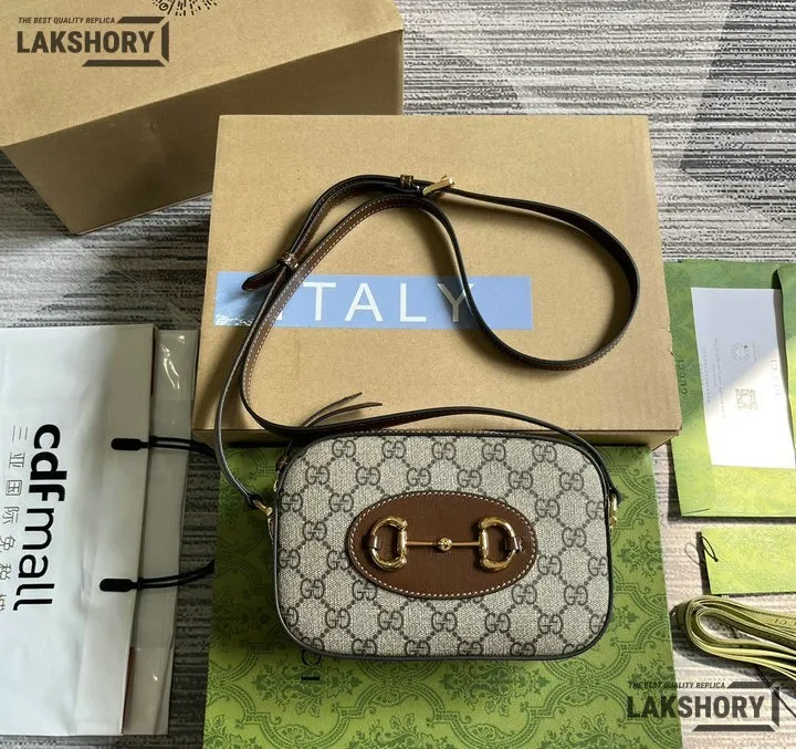 Gucci 1:1 Mirror Replica Horsebit 1955 GG Small Camera Bag 20CM/7.9IN Gucci Replica Horsebit Bags Gucci 1:1 Mirror Replica Horsebit 1955 GG Small Camera Bag 20CM/7.9IN Gucci Replica Horsebit Bags
