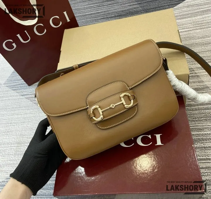 Gucci 1:1 Mirror Replica Horsebit 1955 Medium Shoulder Bag 26CM/10.2IN Gucci Replica Horsebit Bags Gucci 1:1 Mirror Replica Horsebit 1955 Medium Shoulder Bag 26CM/10.2IN Gucci Replica Horsebit Bags