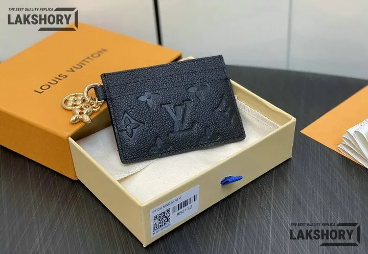 Louis Vuitton 1:1 Mirror Replica Monogram LV Charms Card Holder 7CM/2.8IN Louis Vuitton Replica Wallets Louis Vuitton 1:1 Mirror Replica Monogram LV Charms Card Holder 7CM/2.8IN Louis Vuitton Replica Wallets