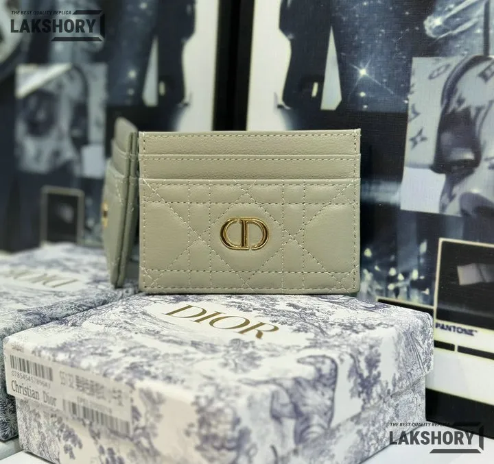 Dior 1:1 Mirror Replica Dior Caro Freesia Card Holder Christian Dior Replica Wallets Dior 1:1 Mirror Replica Dior Caro Freesia Card Holder Christian Dior Replica Wallets