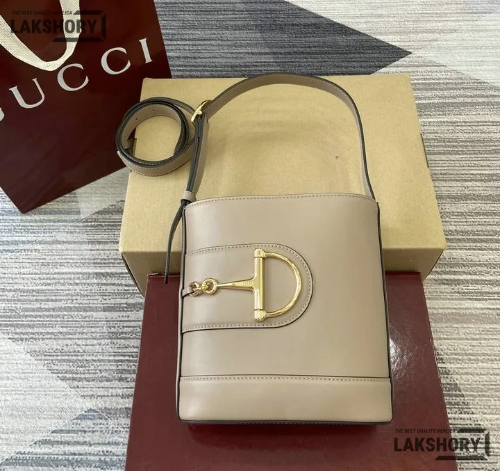Gucci 1:1 Mirror Replica 73 Small Blue Taupe Bucket Bag 20CM/7.9IN Gucci Replica Horsebit Bags Gucci 1:1 Mirror Replica 73 Small Blue Taupe Bucket Bag 20CM/7.9IN Gucci Replica Horsebit Bags