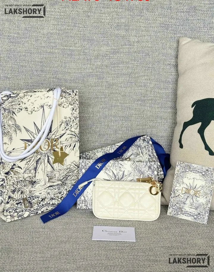 Dior 1:1 Mirror Replica Lambskin Cannage Lady Dior Zipped Key Case 7.6CM/3IN Christian Dior Replica Wallets Dior 1:1 Mirror Replica Lambskin Cannage Lady Dior Zipped Key Case 7.6CM/3IN Christian Dior Replica Wallets