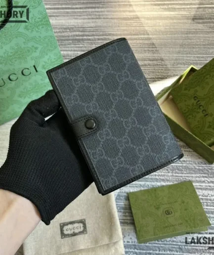 Gucci 1:1 Mirror Replica Retro Interlocking G Passport Case 14.5CM/5.7IN Gucci Replica Wallets