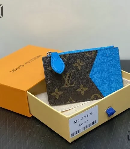 Louis Vuitton 1:1 Mirror Replica Romy Card Holder Monogram Canvas 8CM/3.1IN Louis Vuitton Replica Wallets