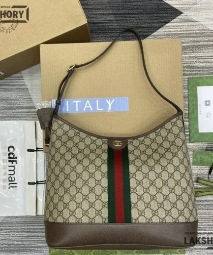 Gucci 1:1 Mirror Replica Ophidia Large Shoulder Bag 34CM/13.4IN Gucci Replica Ophidia Bags