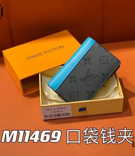 Louis Vuitton 1:1 Mirror Replica Pocket Organizer Monogram Eclipse Turquoise 7.5CM/3IN Louis Vuitton Replica Wallets Louis Vuitton 1:1 Mirror Replica Pocket Organizer Monogram Eclipse Turquoise 7.5CM/3IN Louis Vuitton Replica Wallets