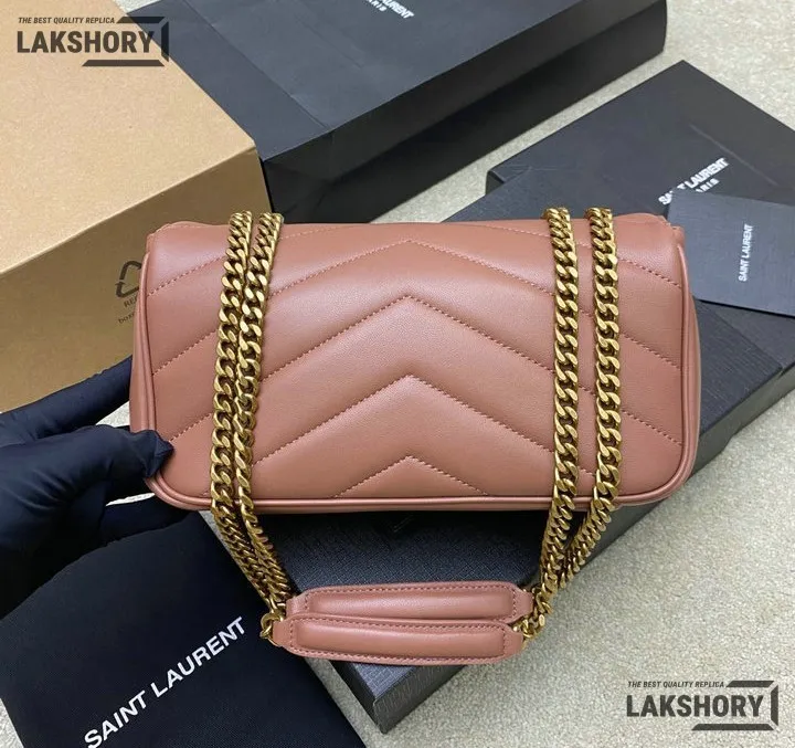 Ysl 1:1 Mirror Replica Loulou Small Matelassé Chain Bag 24CM/9.4IN Replica Crossbody Bags Ysl 1:1 Mirror Replica Loulou Small Matelassé Chain Bag 24CM/9.4IN Replica Crossbody Bags