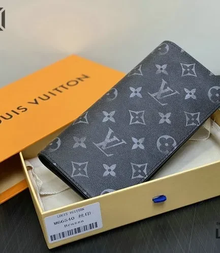Louis Vuitton 1:1 Mirror Replica Brazza Wallet Monogram 10CM/3.9IN Louis Vuitton Replica Wallets