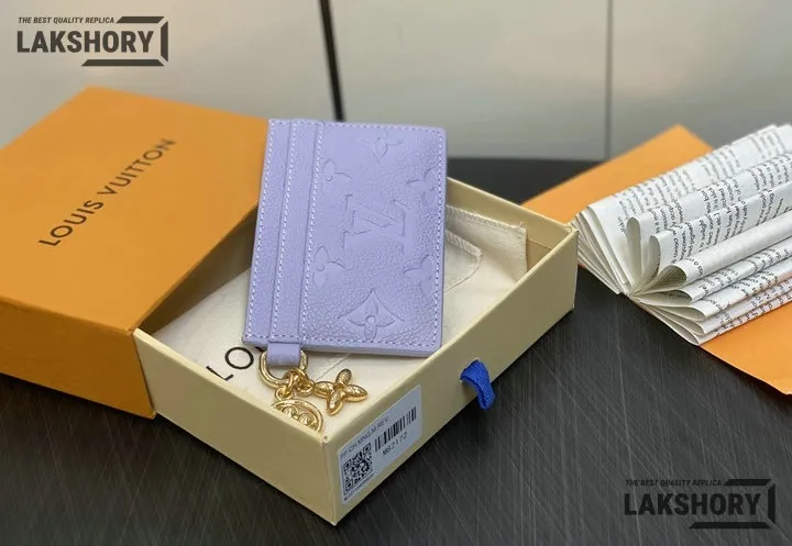 Louis Vuitton 1:1 Mirror Replica Monogram Empreinte LV Charms Card Holder 7CM/2.8IN Louis Vuitton Replica Wallets Louis Vuitton 1:1 Mirror Replica Monogram Empreinte LV Charms Card Holder 7CM/2.8IN Louis Vuitton Replica Wallets
