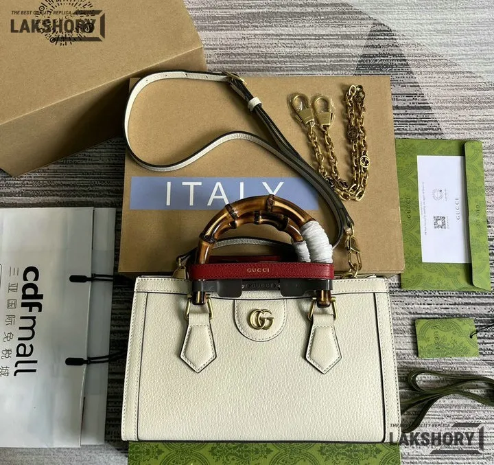 Gucci 1:1 Mirror Replica Calfskin Web Small Diana Shoulder Bag 27CM/10.6IN Gucci Replica Bamboo Bags Gucci 1:1 Mirror Replica Calfskin Web Small Diana Shoulder Bag 27CM/10.6IN Gucci Replica Bamboo Bags