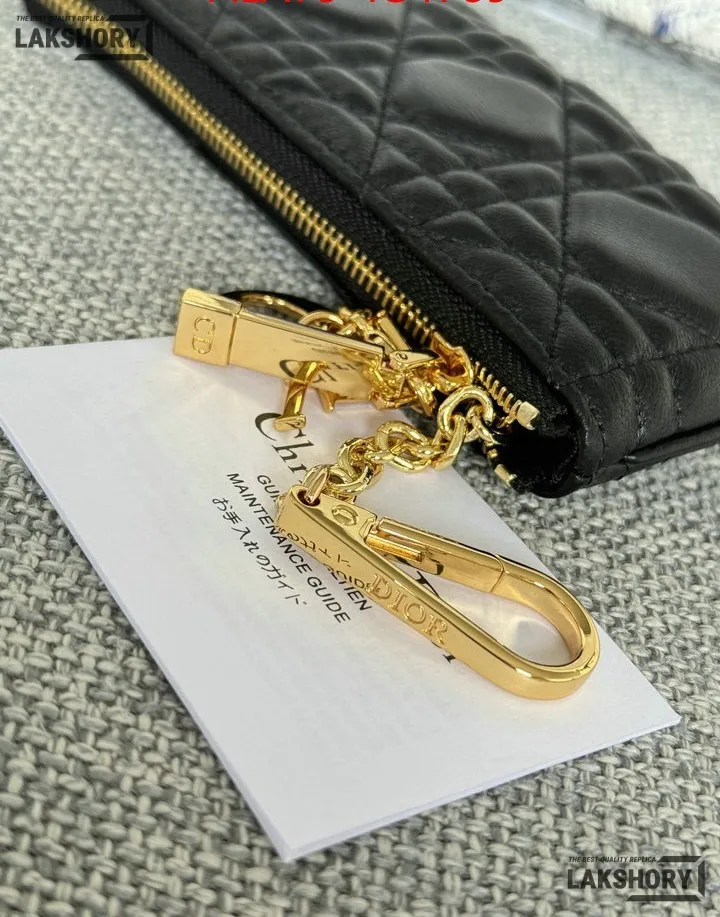 Dior 1:1 Mirror Replica Lambskin Cannage Lady Dior Zipped Key Case 7.6CM/3IN Christian Dior Replica Wallets Dior 1:1 Mirror Replica Lambskin Cannage Lady Dior Zipped Key Case 7.6CM/3IN Christian Dior Replica Wallets