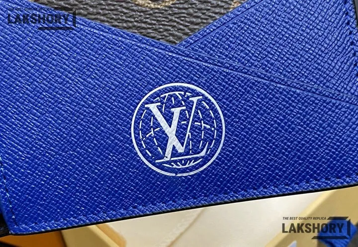 Louis Vuitton 1:1 Mirror Replica Multiple Wallet Damier Heritage Blue Green 19.5CM/7.7IN Louis Vuitton Replica Wallets Louis Vuitton 1:1 Mirror Replica Multiple Wallet Damier Heritage Blue Green 19.5CM/7.7IN Louis Vuitton Replica Wallets