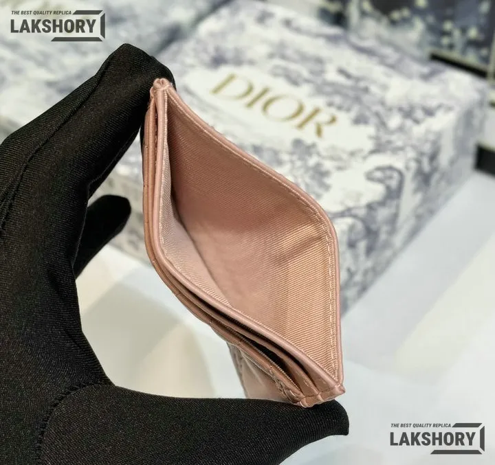 Dior 1:1 Mirror Replica Dior Caro Freesia Card Holder Christian Dior Replica Wallets Dior 1:1 Mirror Replica Dior Caro Freesia Card Holder Christian Dior Replica Wallets