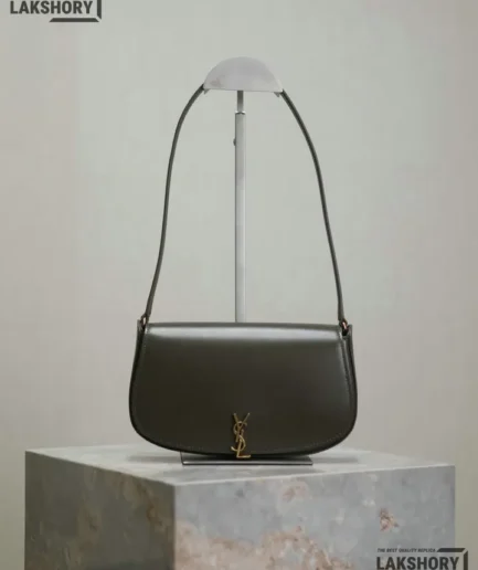 YSL 1:1 Mirror Replica Mini Voltaire Box Half-moon Bag 17.5CM/6.9IN Replica Hobo Bags