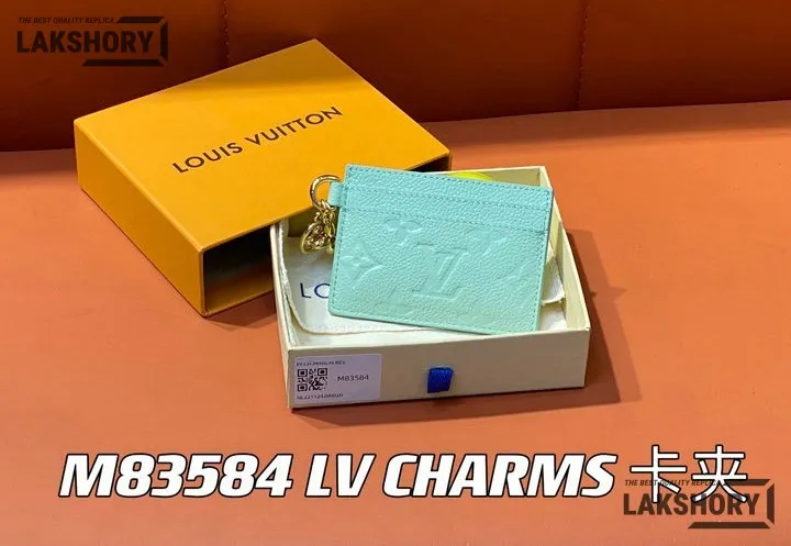 Louis Vuitton 1:1 Mirror Replica LV Charms Card Holder 7CM/2.8IN Louis Vuitton Replica Wallets Louis Vuitton 1:1 Mirror Replica LV Charms Card Holder 7CM/2.8IN Louis Vuitton Replica Wallets