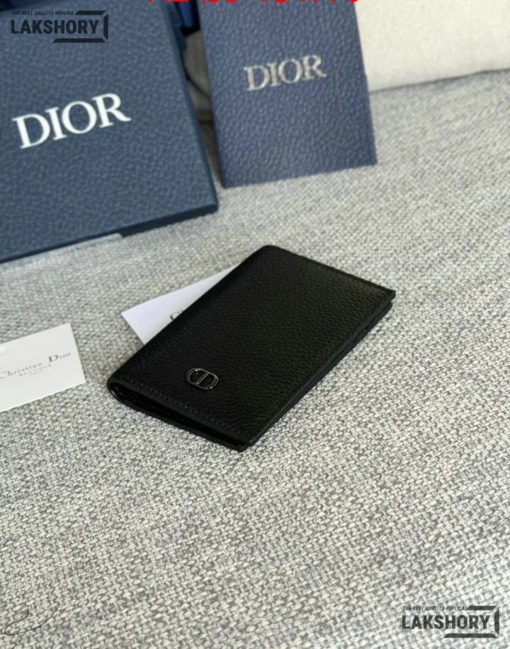 Dior 1:1 Mirror Replica CD Icon Vertical Bifold Card Holder 11.2CM/4.4IN Christian Dior Replica Wallets Dior 1:1 Mirror Replica CD Icon Vertical Bifold Card Holder 11.2CM/4.4IN Christian Dior Replica Wallets