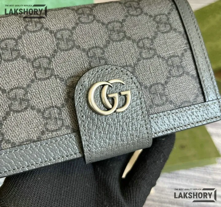 Gucci 1:1 Mirror Replica GG Supreme Ophidia Passport Case Grey 14CM/5.5IN Gucci Replica Wallets Gucci 1:1 Mirror Replica GG Supreme Ophidia Passport Case Grey 14CM/5.5IN Gucci Replica Wallets