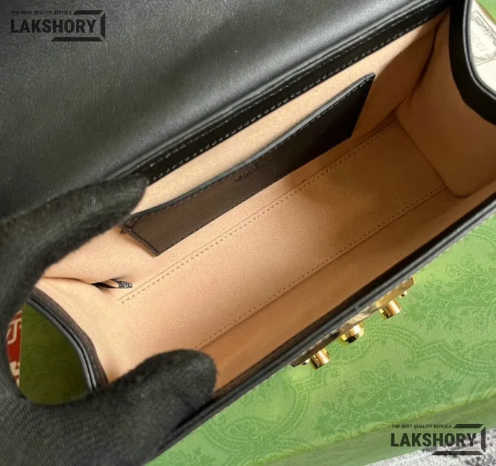 Gucci 1:1 Mirror Replica GG Supreme Metallic Mini Padlock 22CM/8.7IN Gucci Replica Padlock Bags Gucci 1:1 Mirror Replica GG Supreme Metallic Mini Padlock 22CM/8.7IN Gucci Replica Padlock Bags