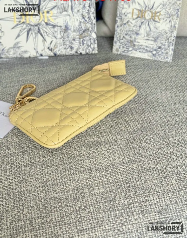 Dior 1:1 Mirror Replica Lambskin Cannage Lady Dior Zipped Key Case 7.6CM/3IN Christian Dior Replica Wallets Dior 1:1 Mirror Replica Lambskin Cannage Lady Dior Zipped Key Case 7.6CM/3IN Christian Dior Replica Wallets