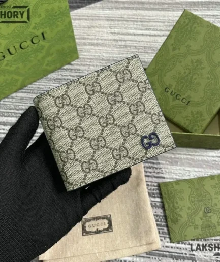 Gucci 1:1 Mirror Replica Interior GG Supreme Coin Wallet 9CM/3.5IN Gucci Replica Wallets
