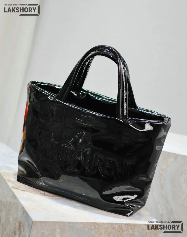 YSL 1:1 Mirror Replica Padded Cowhide Maxi Tote Bag Black 50CM/19.7IN Replica Tote Bags YSL 1:1 Mirror Replica Padded Cowhide Maxi Tote Bag Black 50CM/19.7IN Replica Tote Bags