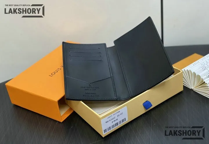 Louis Vuitton 1:1 Mirror Replica Passport Cover Monogram Canvas Black 14CM/5.5IN Louis Vuitton Replica Wallets Louis Vuitton 1:1 Mirror Replica Passport Cover Monogram Canvas Black 14CM/5.5IN Louis Vuitton Replica Wallets