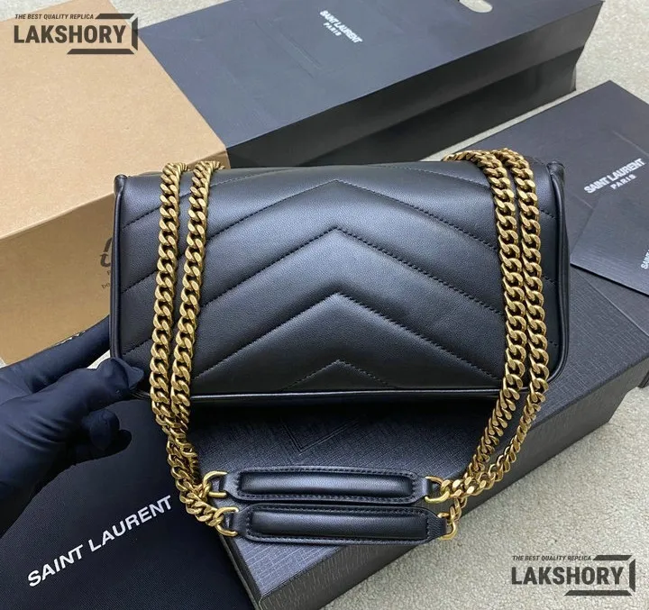 Ysl 1:1 Mirror Replica Loulou Small Matelassé Chain Bag 24CM/9.4IN Replica Crossbody Bags Ysl 1:1 Mirror Replica Loulou Small Matelassé Chain Bag 24CM/9.4IN Replica Crossbody Bags