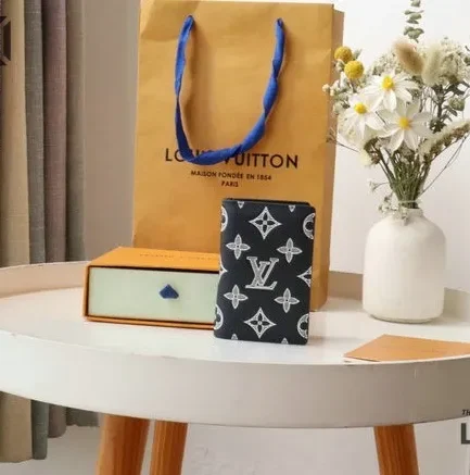 Louis Vuitton 1:1 Mirror Replica Calfskin Monogram Shadow Pocket Organizer 11CM/4.3IN Louis Vuitton Replica Wallets