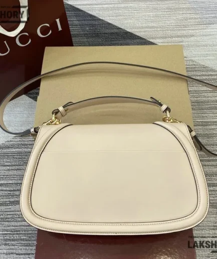 Gucci 1:1 Mirror Replica Blondie Large Top Handle Bag White 32CM/12.6IN Gucci Replica Blondie Bags