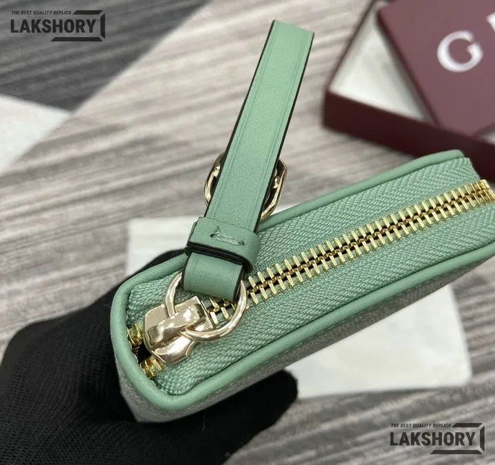 Gucci 1:1 Mirror Replica GG Emblem Zip Around Wallet 19CM/7.5IN Gucci Replica Wallets Gucci 1:1 Mirror Replica GG Emblem Zip Around Wallet 19CM/7.5IN Gucci Replica Wallets