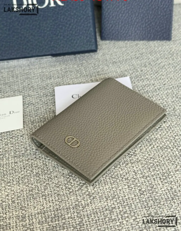 Dior 1:1 Mirror Replica CD Icon Vertical Bifold Card Holder 11.2CM/4.4IN Christian Dior Replica Wallets Dior 1:1 Mirror Replica CD Icon Vertical Bifold Card Holder 11.2CM/4.4IN Christian Dior Replica Wallets