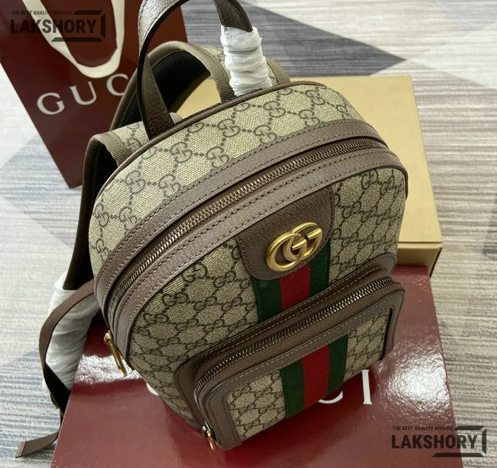Gucci 1:1 Mirror Replica Ophidia Small GG Supreme Backpack in Beige 29CM/11.4IN Gucci Replica Backpacks Gucci 1:1 Mirror Replica Ophidia Small GG Supreme Backpack in Beige 29CM/11.4IN Gucci Replica Backpacks