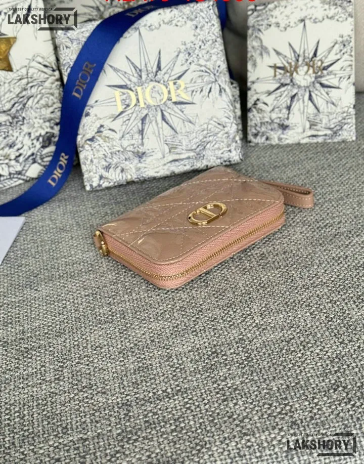 Dior 1:1 Mirror Replica Dior Microcannage Patent Leather Croisiere Wallet on Chain 11CM/4.3IN Christian Dior Replica Wallets Dior 1:1 Mirror Replica Dior Microcannage Patent Leather Croisiere Wallet on Chain 11CM/4.3IN Christian Dior Replica Wallets